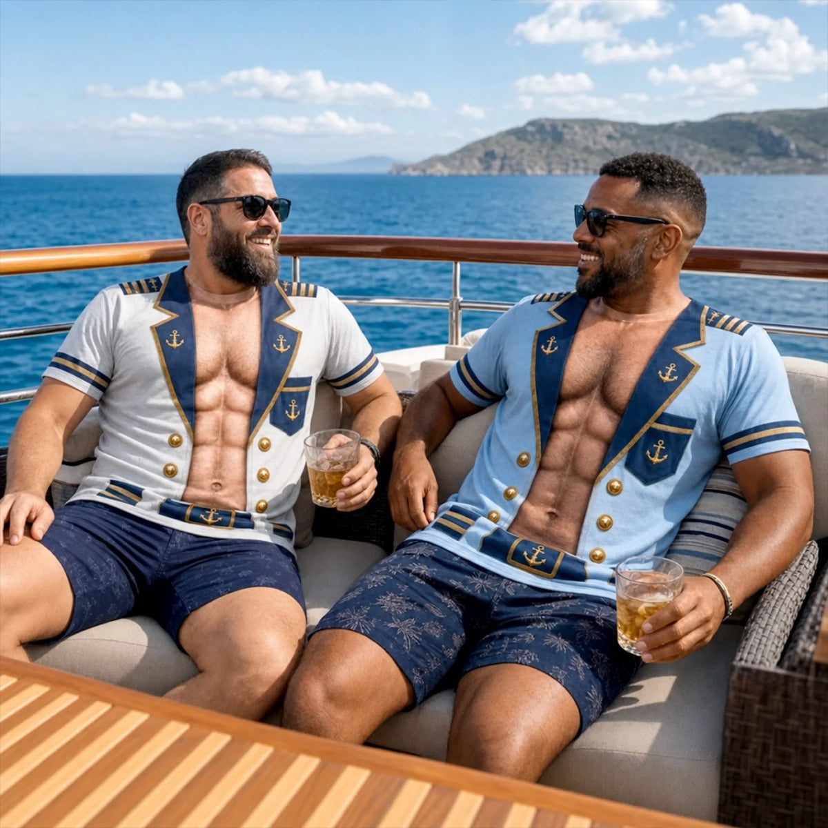 Personalized "Captain of Chaos" T-Shirt – Funny Birthday Gift For Men