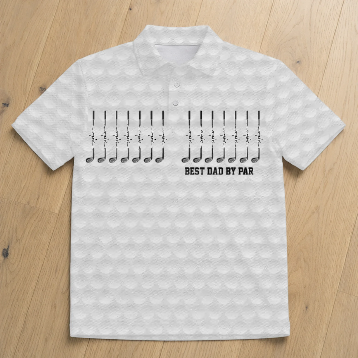 Custom All Over Print Polo Shirt - Personalized Father's Day Birthday Golf Gifts For Dad, Grandpa - Enjoy Every Shot