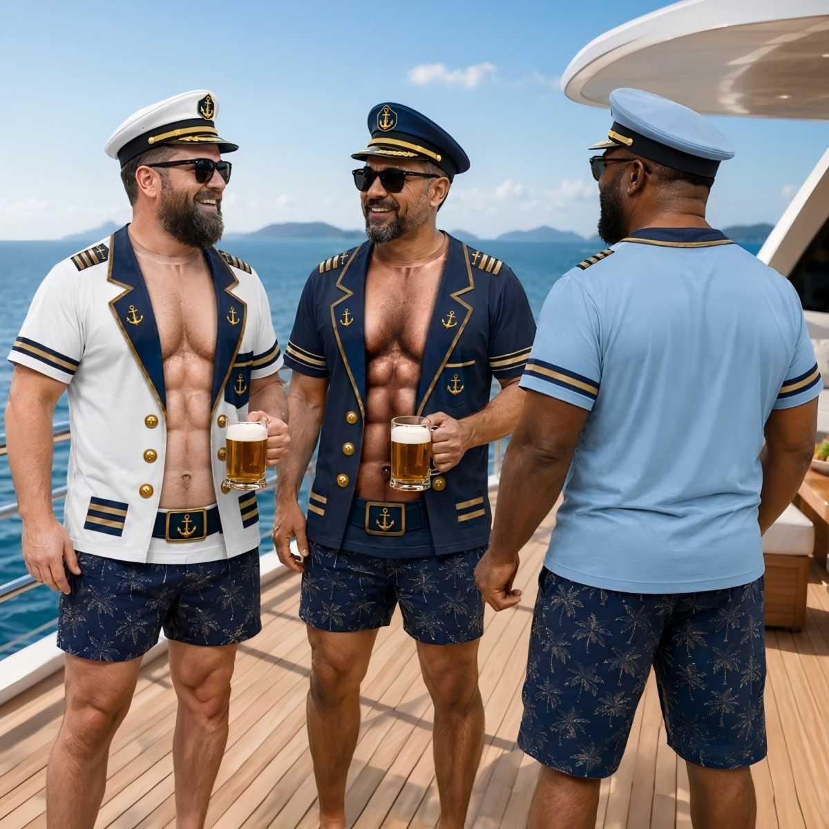 Personalized "Captain of Chaos" T-Shirt – Funny Birthday Gift For Men